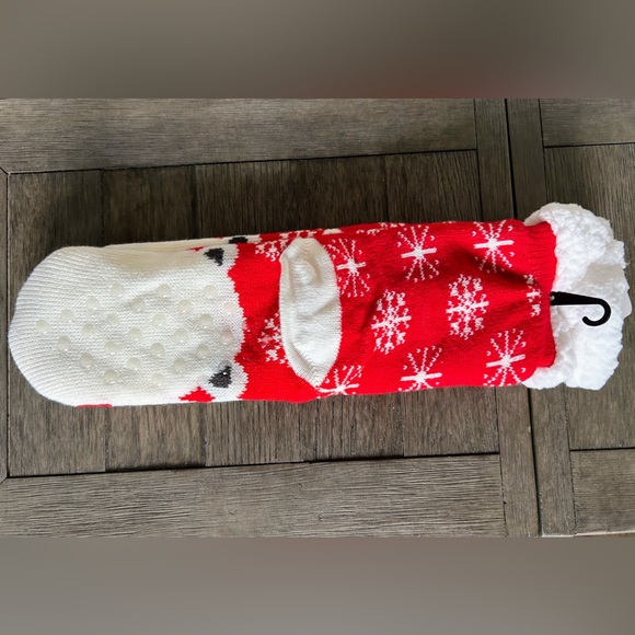 🆕 Sherpa Socks Polar Bear ~ Critter Socks ~ Holiday ~ Winter ~ Unisex ~ OSFM - Picture 10 of 16